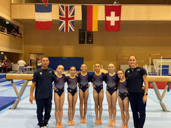 Manon Milan en équipe de France lors du match international U13 !