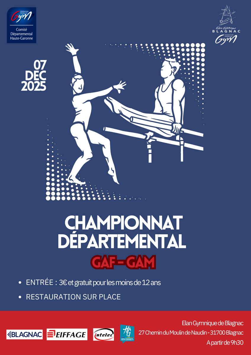 CR Championnat Départemental  équipe et indiv' des Poussines 7-9 ans - 6/7 déc à Blagnac