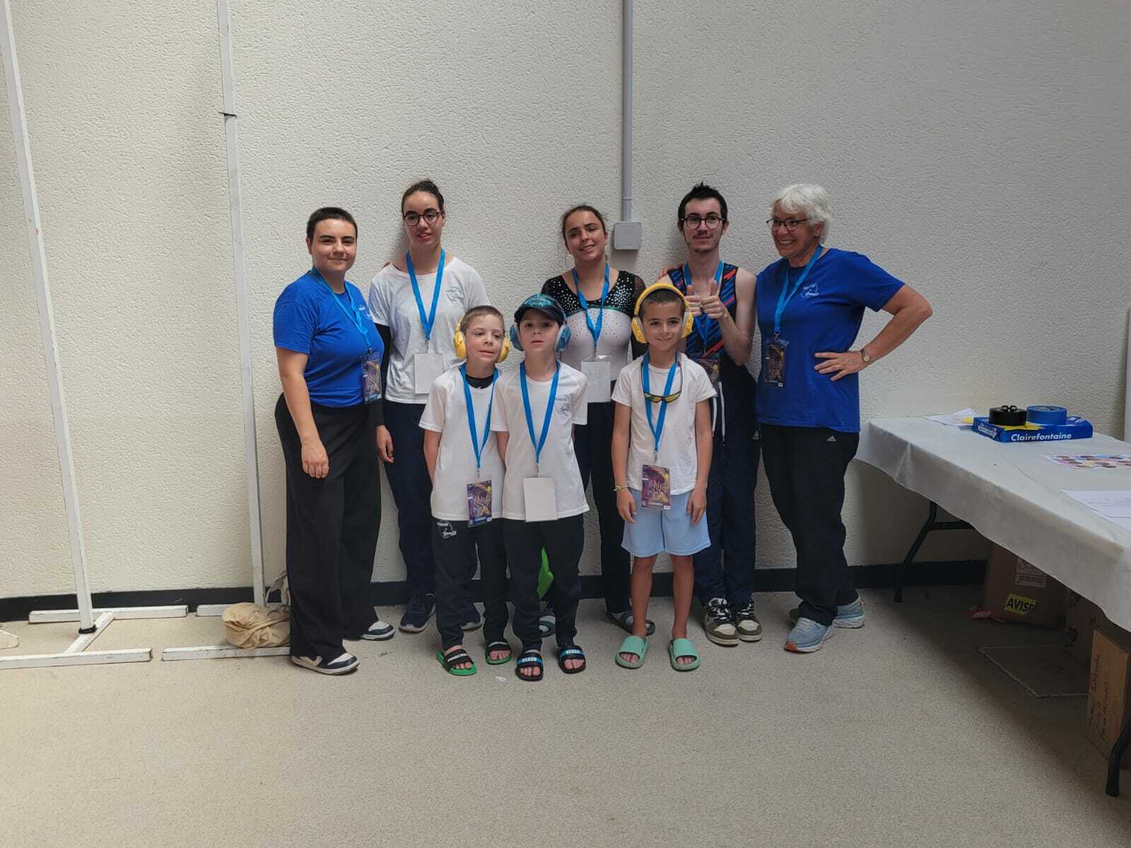 la section Paratrampoline au FESTIGYM  remporte pleins de titres.