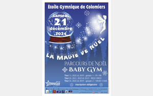 Parcours de Noël - Baby-Gym le 21 décembre.