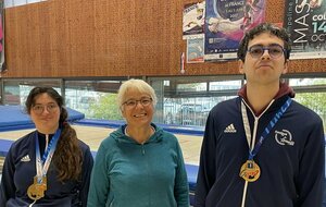 Article dans la Dépêche, les champions d'handi trampoline