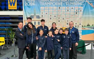 CR du championnat de France de Trampoline Décembre 2024 à Levallois