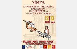 CR Championnat Régional par équipe Fed A - 12 &amp; 13 avril à Nîmes (30)