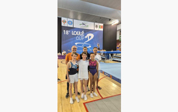 CR de la Loulé Cup au Portugal pour 3 de nos gymnastes