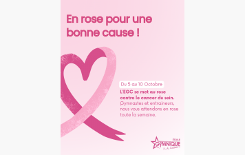 octobre rose à la Maison des Activités Gymniques