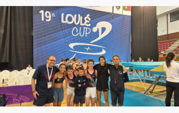 Retour de la Loulé cup pour 4 trampolinistes
