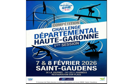 CR Challenge Départemental Session 1 - les 7 et 8 février 2026 à St Gaudens